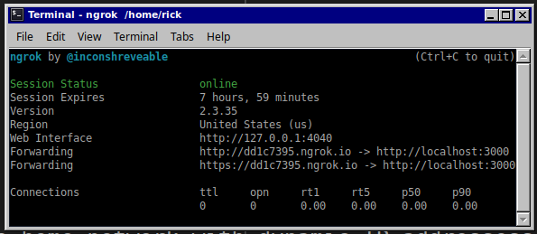 A screenshot of myjson.com